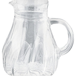 karafka Salzburg; 290ml, 5.4x11.7 cm (ØxW); transparentny; okrągły; 0.25 l Füllstrich, 12 sztuka / opakowanie