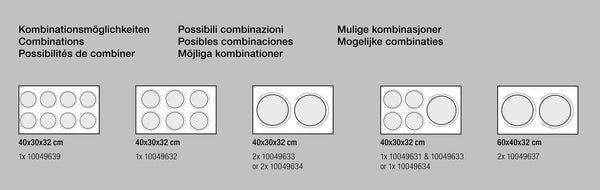 system pojemników piętrowalnych Universalbox 40x30 cm; 29600ml, 30x40x32 cm (DxSxW); szary