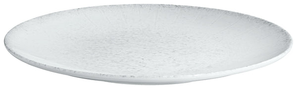talerz płaski Caju bez rantu; 28 cm (Ø); biały/szary; okrągły; 6 sztuka / opakowanie