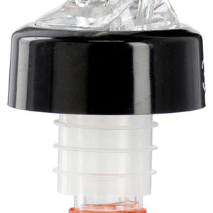 dozownik 4 cl; 10 cm (D); czarny; 2 sztuka / opakowanie