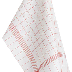 ścierka do naczyń Bremen bawełna; 50x70 cm (SxD); niebieski/czerwony; prostokątny; 10 sztuka / opakowanie