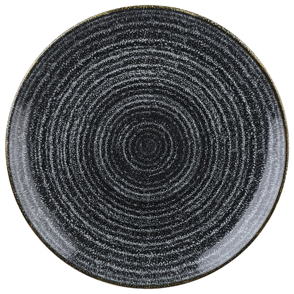 talerz płaski Studio Prints Charcoal Black okrągły; 16.5 cm (Ø); czarny; okrągły; 12 sztuka / opakowanie