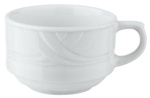 filiżanka do kawy Kiara; 190ml, 8.5x6 cm (ØxW); biały; okrągły; 6 sztuka / opakowanie