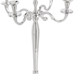 świecznik Amodia niklowany; 34x60 cm (SxW); srebro