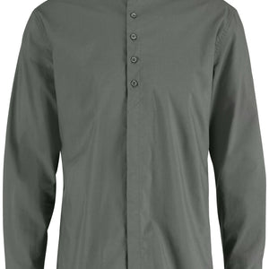 Hemd Langarm Lani Regular Fit; Kleidergröße 45/46; ciemny szary