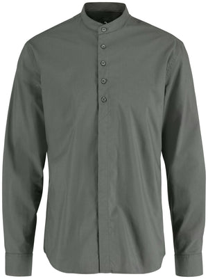 Hemd Langarm Lani Regular Fit; Kleidergröße 45/46; ciemny szary