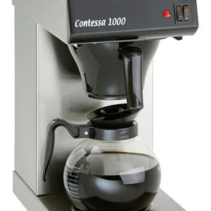 ekspres do kawy Contessa 1000; 1800ml, 21.5x46x38.5 cm (SxWxG); czarny/srebro