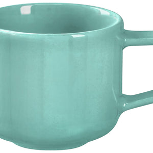 Espresso-Obertasse Alegria; 100ml, 5.9x5.3 cm (ØxW); turkusowy; okrągły; 6 sztuka / opakowanie
