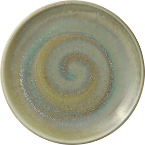 Teller flach Perfect Match coup Thyme; 21x2.3 cm (ØxW); zielony/brązowy antyk; okrągły; 6 sztuka / opakowanie