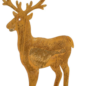 Dekohirsch Agan; 14x5x21.5 cm (DxSxW); brązowy/naturalny