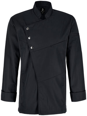 Herrenkochjacke Lewis; Kleidergröße 58; czarny