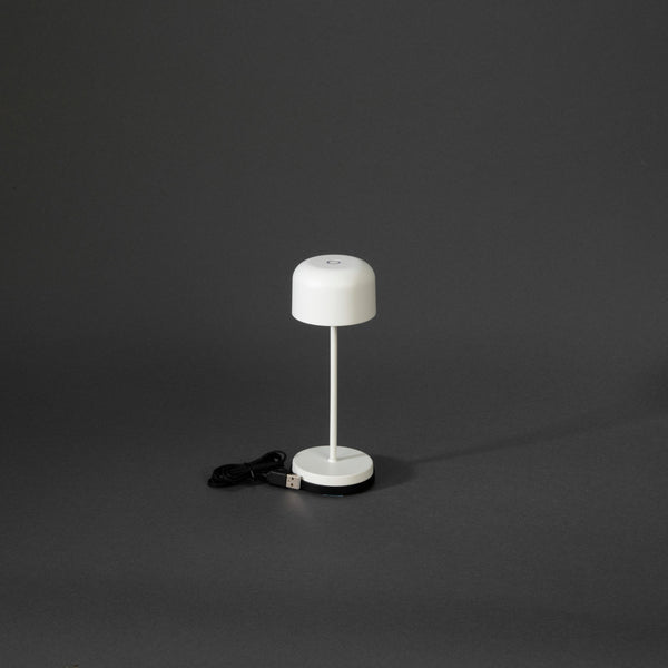 lampa stołowa LED Lille mini; 7.5x20 cm (ØxW); biały