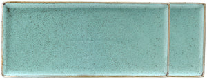 półmisek Sidina prostokątny; 35x16x2 cm (DxSxW); turkusowy; prostokątny; 2 sztuka / opakowanie