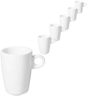 filiżanka do espresso Bistro; 100ml, 6x8.2 cm (ØxW); biały; okrągły; 6 sztuka / opakowanie