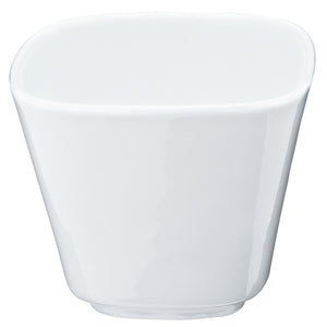 mini porcelana Adelina; 60ml, 5.5x5.5x5 cm (DxSxW); biały; kwadrat; 6 sztuka / opakowanie