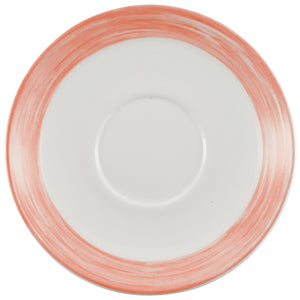 spodek do filiżanki do kawy Brush; 14 cm (Ø); pomarańczowy; okrągły; 6 sztuka / opakowanie