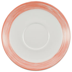 spodek do filiżanki do kawy Brush; 14 cm (Ø); pomarańczowy; okrągły; 6 sztuka / opakowanie