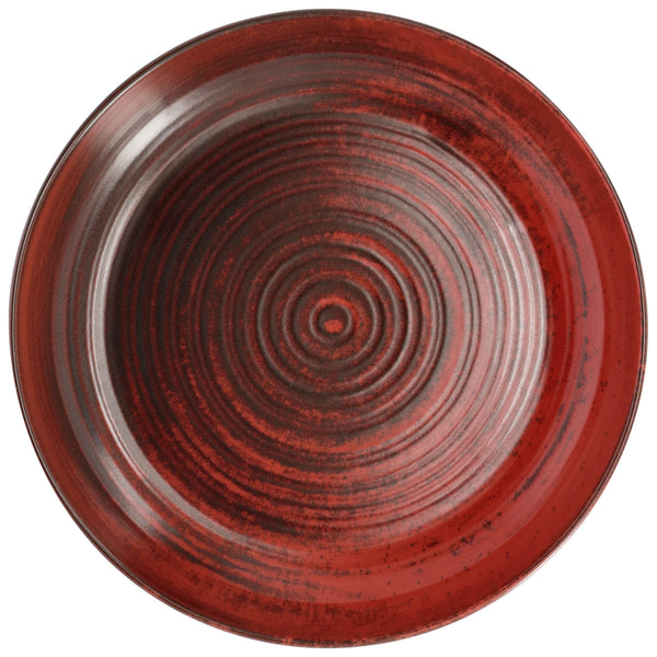 talerz głęboki Etana; 700ml, 22x4 cm (ØxW); czerwony; okrągły; 6 sztuka / opakowanie