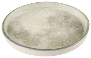 talerz płaski Selene z rantem; 21.5x2.15 cm (ØxW); szary/biały; okrągły; 6 sztuka / opakowanie