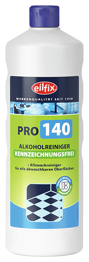 Alkohol-Allesreiniger green Pro 140 kennzeichnungsfrei nach GHS Flasche; 1000 ml; niebieski; 12 sztuka / opakowanie