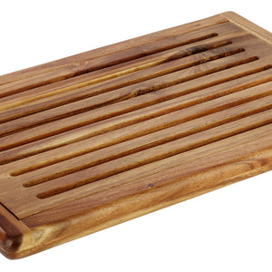 Brotschneidebrett Akazia; 60x40x2 cm (DxSxW); brązowy