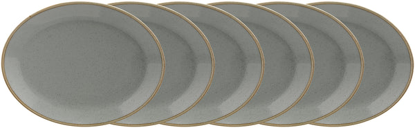 półmisek Sidina owalny; 31x23.5x3.1 cm (DxSxW); szary; owalny; 6 sztuka / opakowanie