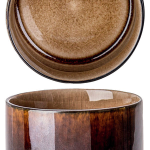 miska Quintana; 200ml, 8x6 cm (ØxW); bursztyn; 12 sztuka / opakowanie