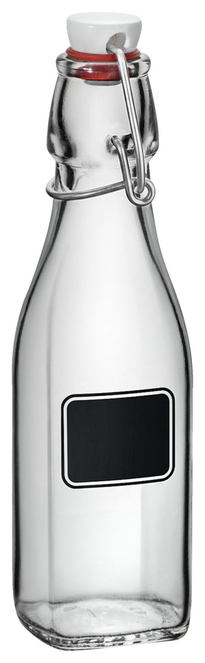 butelka z zamknięciem pałąkowym Swing; 270ml, 19.2 cm (W); transparentny; 12 sztuka / opakowanie
