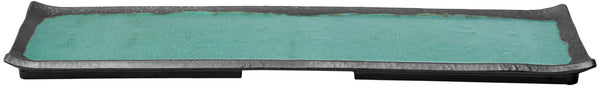 półmisek Dearborn z rantem; Größe GN 2/4, 53x16.2x2 cm (DxSxW); turkusowy; prostokątny; 3 sztuka / opakowanie