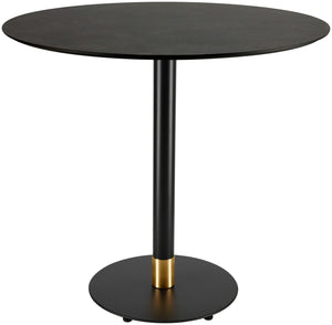 Tischsäule Oris; 42x73 cm (ØxW); czarny/złoto