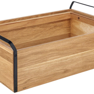 podstawowy pojemnik Esino wysoki GN 1/1; 61.9x38.6x20.9 cm (DxSxW); brązowy/czarny; prostokątny