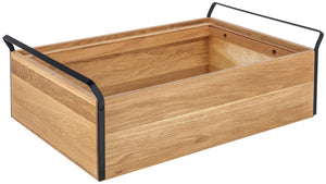 podstawowy pojemnik Esino wysoki GN 1/1; 61.9x38.6x20.9 cm (DxSxW); brązowy/czarny; prostokątny