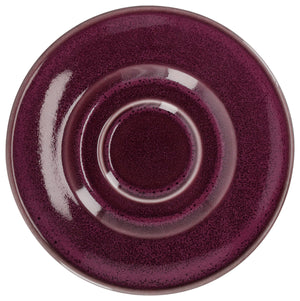 spodek do filiżanki do espresso Oriento; 12.4 cm (Ø); bakłażan; okrągły; 6 sztuka / opakowanie