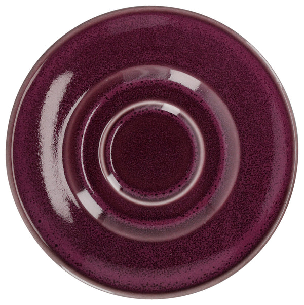 spodek do filiżanki do espresso Oriento; 12.4 cm (Ø); bakłażan; okrągły; 6 sztuka / opakowanie
