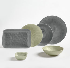 talerz głęboki Arona; 1200ml, 22x7 cm (ØxW); antracyt; okrągły; 6 sztuka / opakowanie