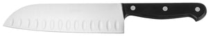 nóż santoku POM; Klingenlänge 18 cm, 32 cm (D); czarny