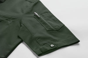 Damenkochjacke Joel; Kleidergröße 48; ciemna oliwka