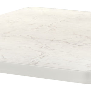 blat Sevelit kwadratowy; 68x68 cm (DxS); biały; kwadrat