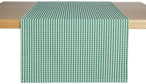 bieżnik La Villa; 40x130 cm (SxD); zielony; prostokątny; 2 sztuka / opakowanie