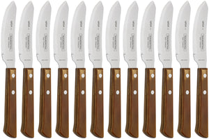 nóż do pizzy Picanha; 21 cm (D); jasny brązowy; 12 sztuka / opakowanie