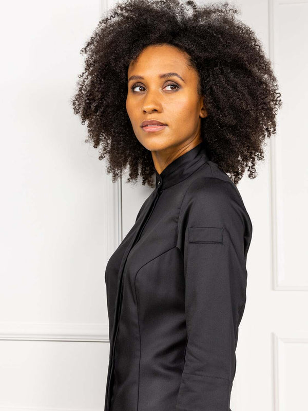 Kochjacke Esmee; Kleidergröße 3XS; czarny