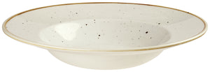talerz głęboki Stonecast Barley White; 284ml, 24x3.7 cm (ØxW); biały/brązowy; okrągły; 12 sztuka / opakowanie