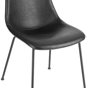 Stuhl Velaro Sitzfläche Kunstleder; 49x62x81 cm (SxGxW); siedzisko czarny