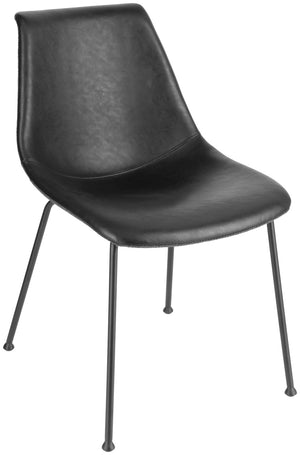 Stuhl Velaro Sitzfläche Kunstleder; 49x62x81 cm (SxGxW); siedzisko czarny