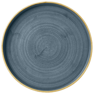 Teller flach Stonecast Blueberry mit erhöhtem Rand; 21x2 cm (ØxW); niebieski/brązowy; okrągły; 6 sztuka / opakowanie