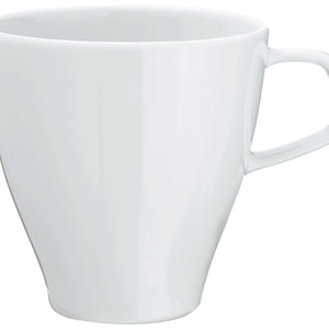 kubek Contrast z uchwytem; 300ml, 9.2x9.2 cm (ØxW); biały; stożkowy; 6 sztuka / opakowanie