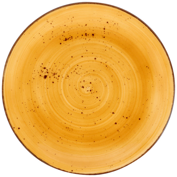 talerz płaski Nebro; 31 cm (Ø); żółty; okrągły; 4 sztuka / opakowanie