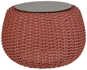 Outdoor Sitz-Pouf / Beistelltisch Tavano; 60x41 cm (ØxW); -; cylindryczny