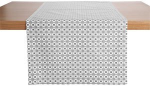 bieżnik Mataro; 40x130 cm (SxD); szary; prostokątny