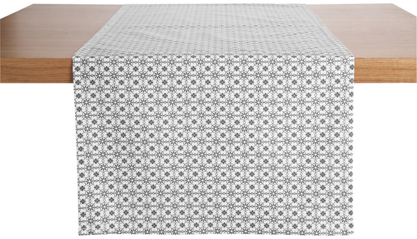 bieżnik Mataro; 40x130 cm (SxD); szary; prostokątny